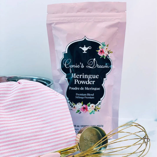 GENIES DREAM MERINGUE POWDER ONE POUND POLY POUCHES