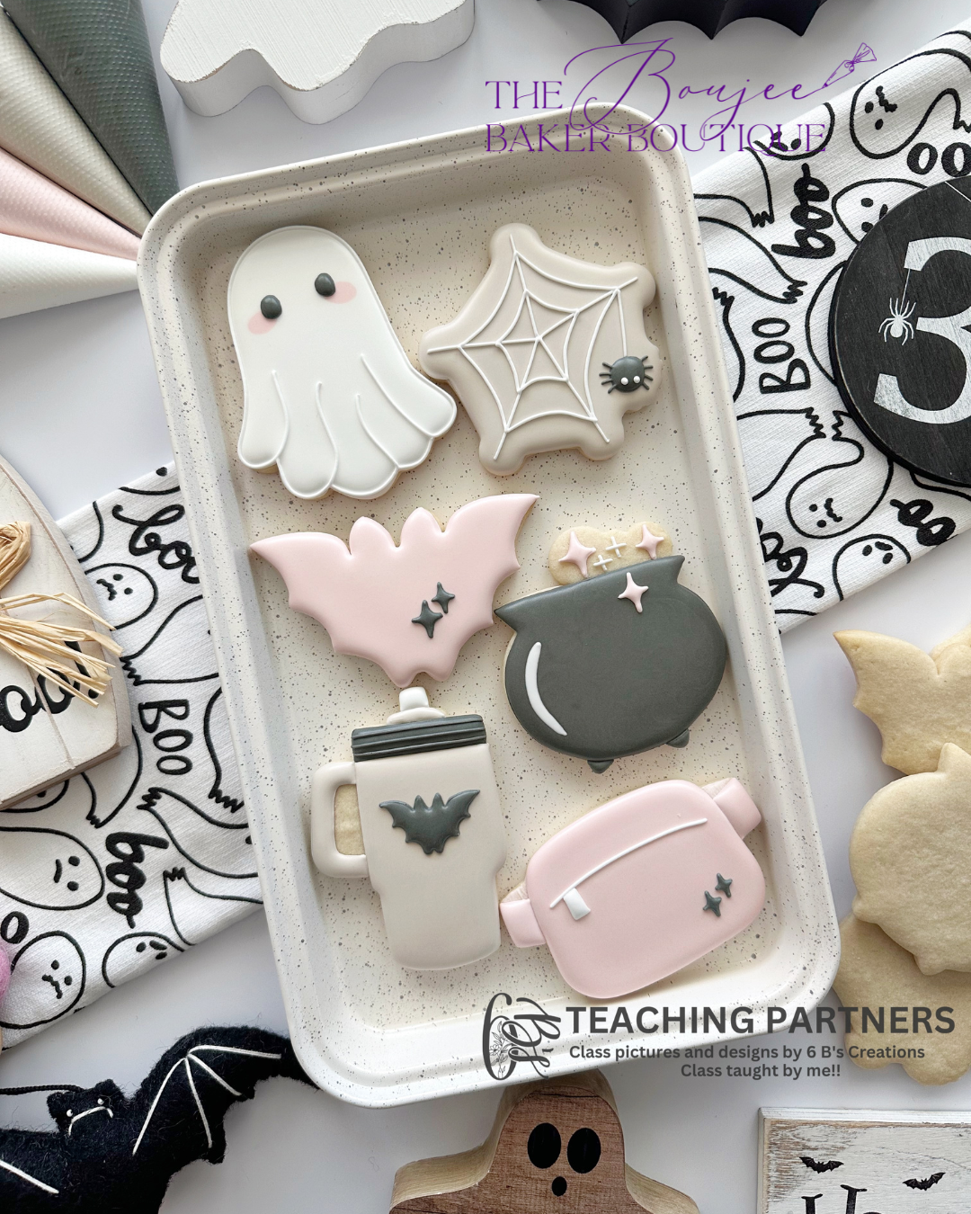 Boujee Halloween Cookie Decorating Class 10/25/26 12-2pm