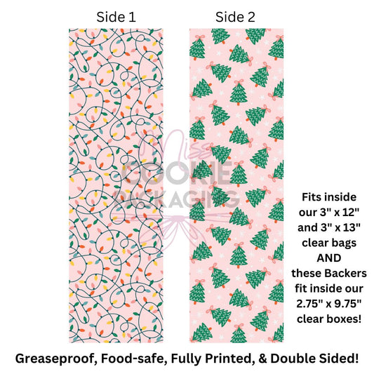Lights & Trees - 9.5" x 2.625"Greaseproof Backer