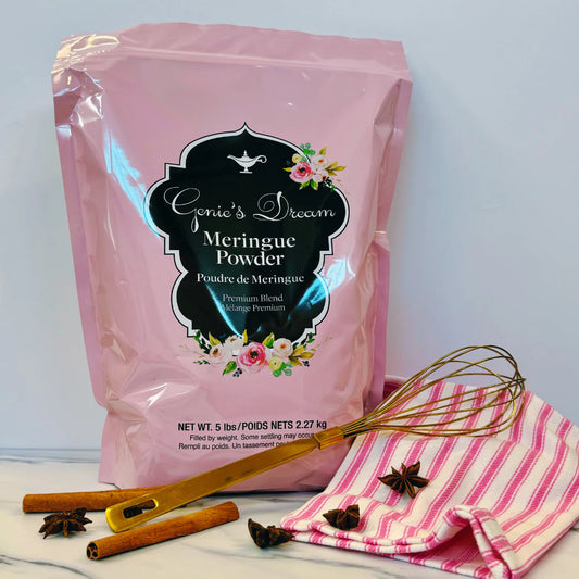 GENIES DREAM PREMIUM MERINGUE POWDER 5LB POLY POUCH