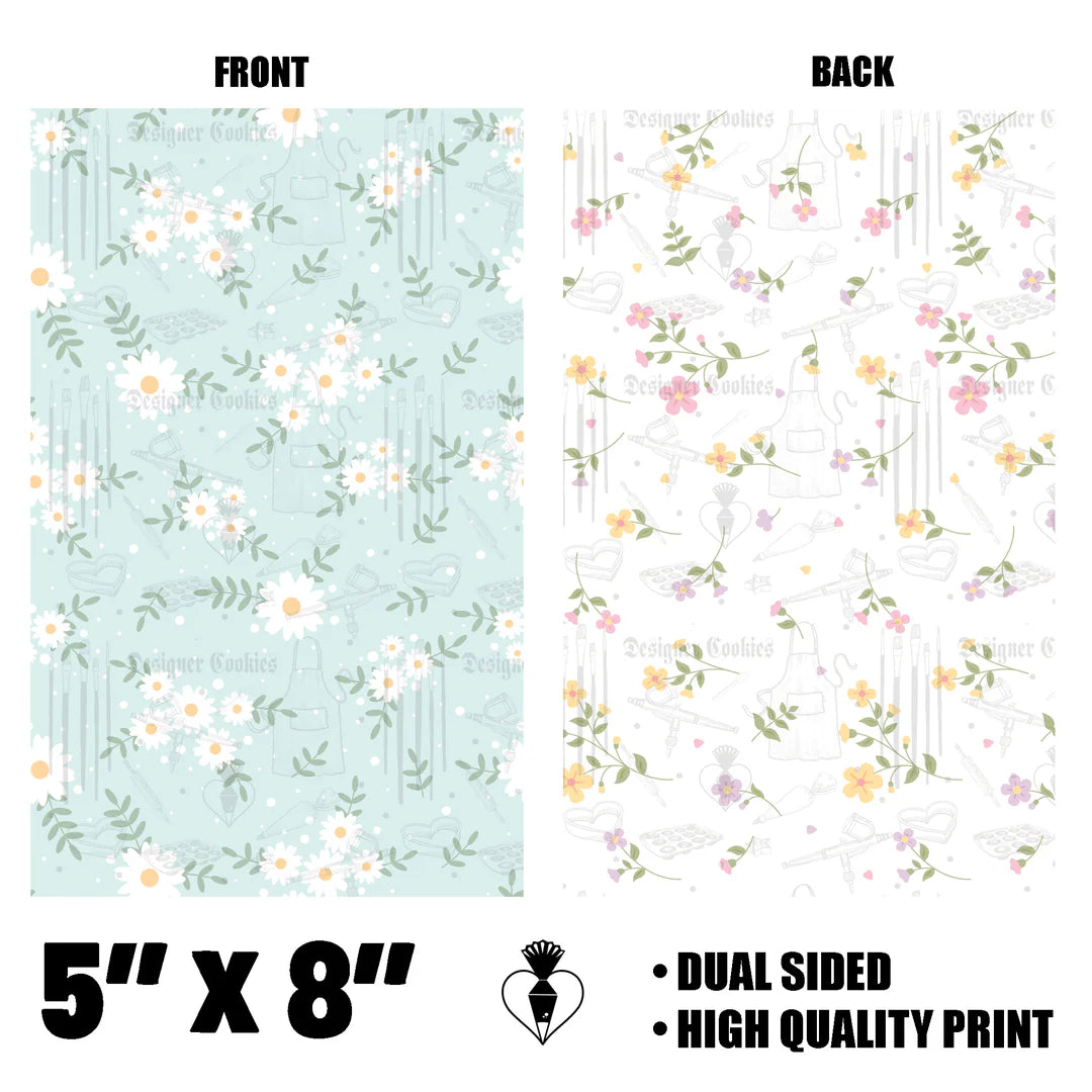5"X8" Floral Physical Box Backer (25 pcs.)