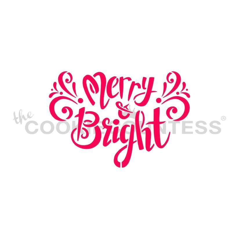Merry & Bright Stencil