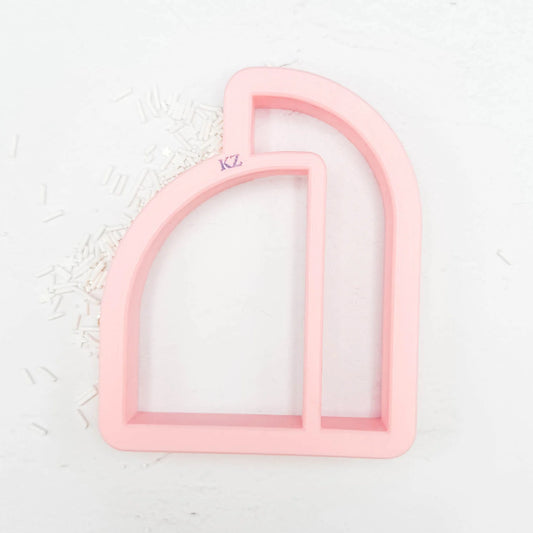 Cookie Cutter Double Half Arch Plaque 3.75"
