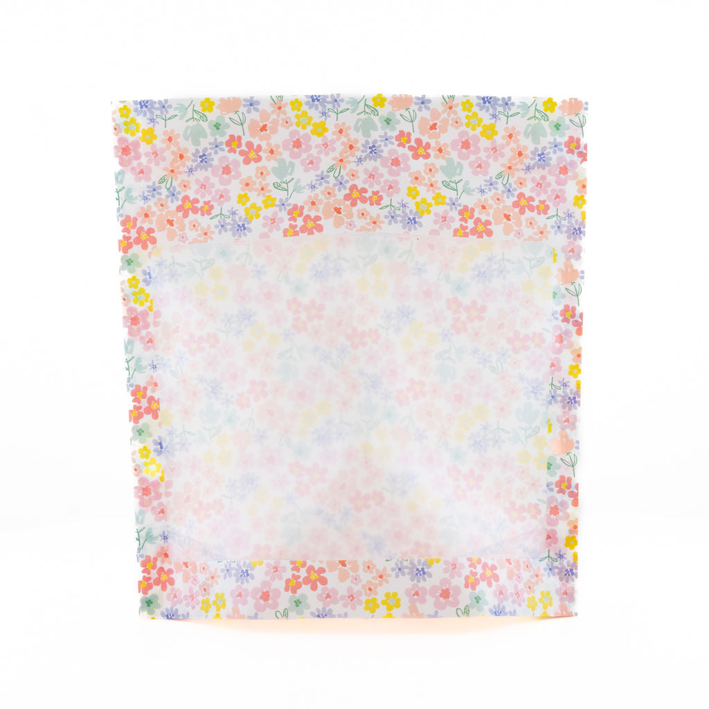 SMALL Spring Floral Cookie Pouches – 10 Pack