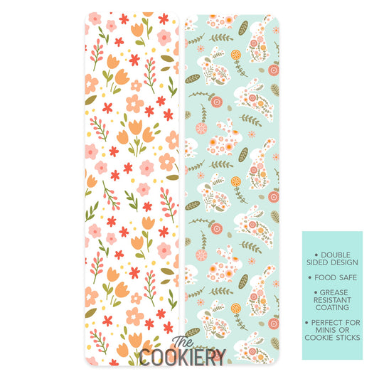 FLORAL EASTER FOOD SAFE COOKIE CARD BACKERS