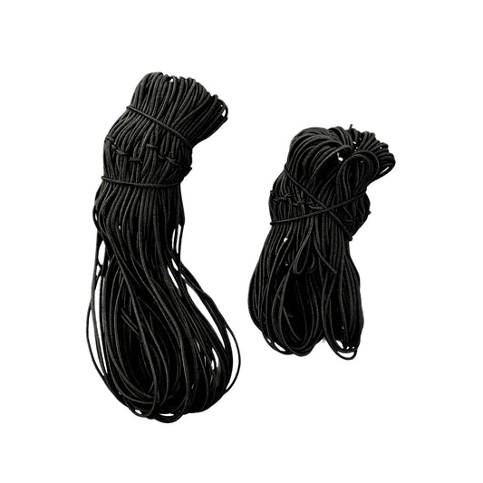 Black Stretch Loops 10" & 16" MATTE BLACK (50 PCS.)