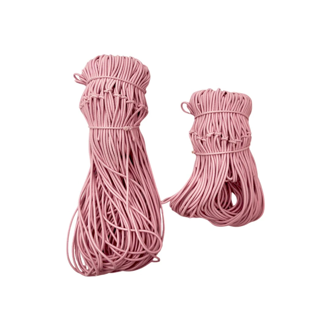 Pastel Pink Stretch Loops 10" & 16" (50 Pieces)