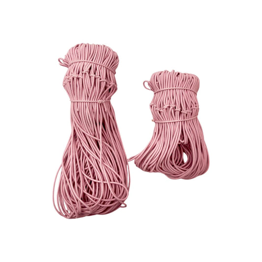 Pastel Pink Stretch Loops 10" & 16" (50 Pieces)