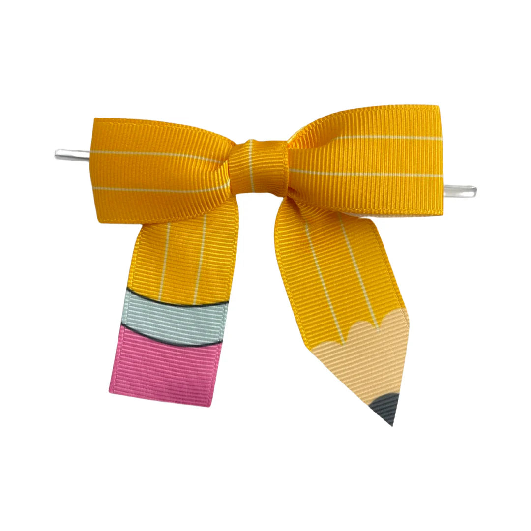 Pencil Pretied Bow on a wire