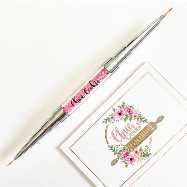 Dual Ended Liner Crytal Brush