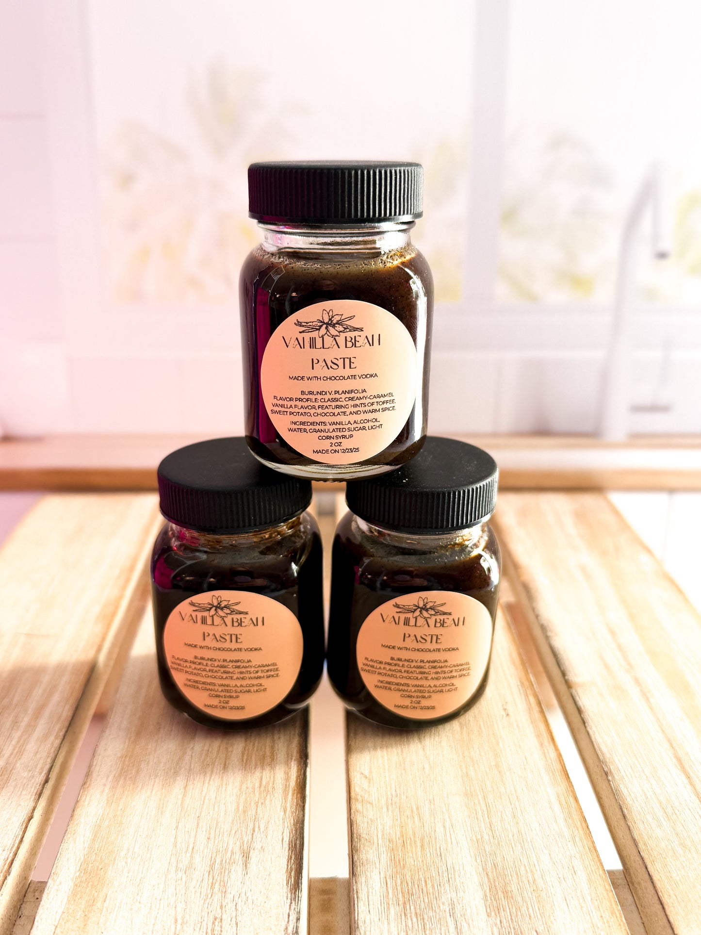 Burundi Vanilla Bean Paste – Chocolate Vodka Infused (2oz)