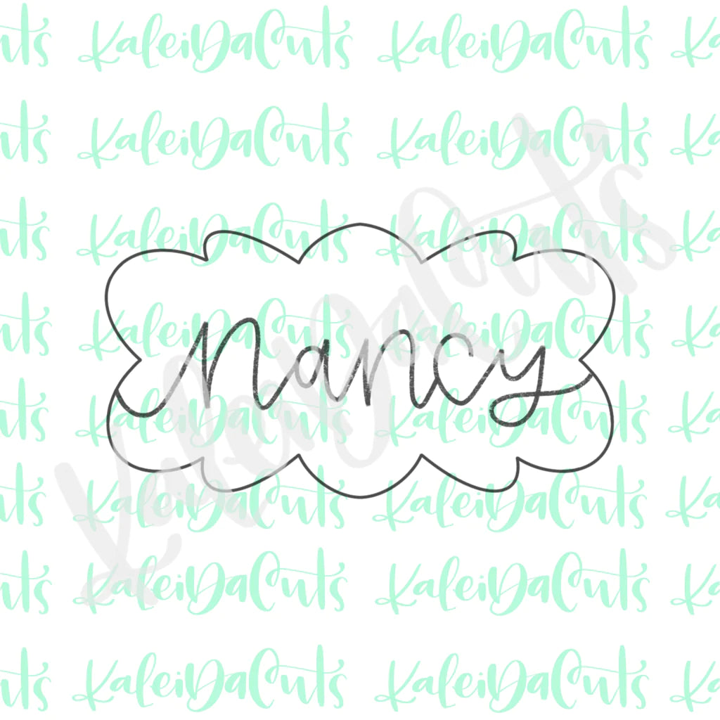 Cookie Cutter Nancy Plaque 4"