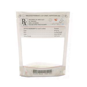 Rx Prescription Cookie Pouches –Stand Up Pouch 10 Pack