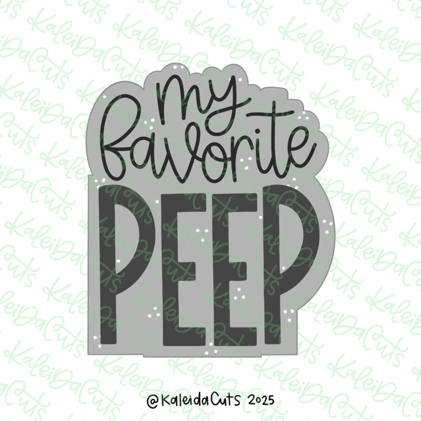 My Favorite Peep Cookie Cutter Mini - 2