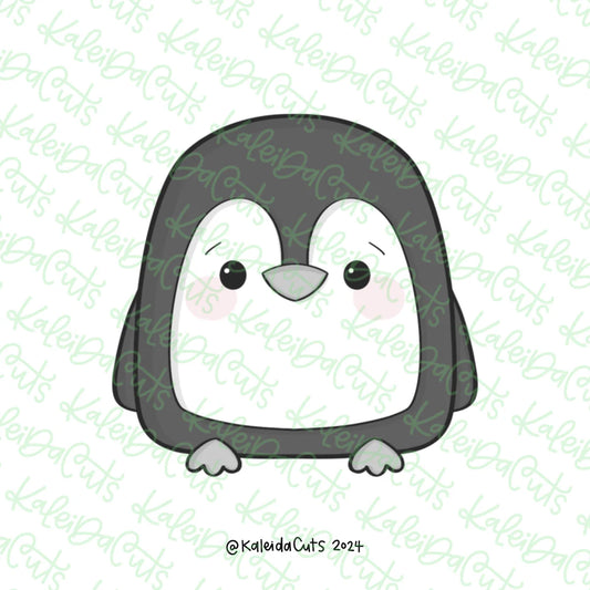 Chunky Penguin Cookie Cutter - Mini 2"