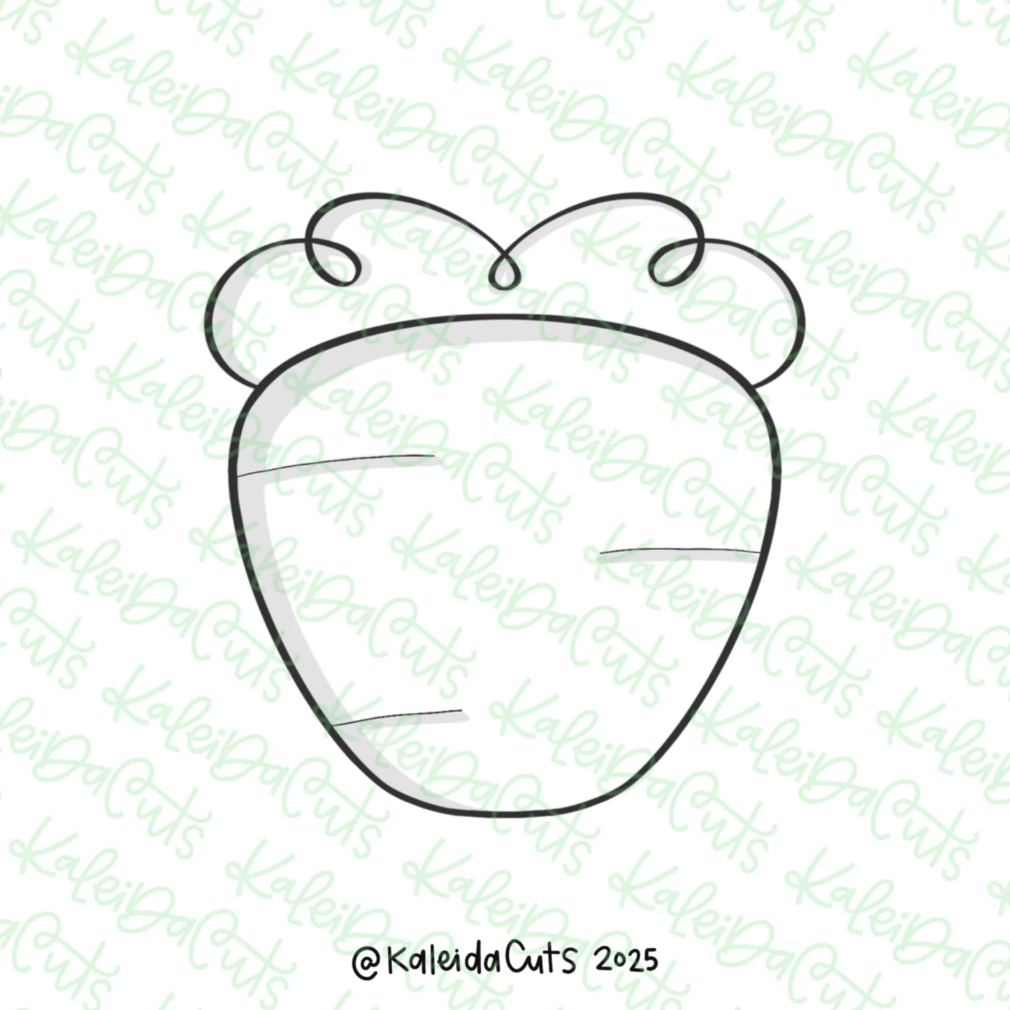 Squarish Carrot Cookie Cutter Mini - 2