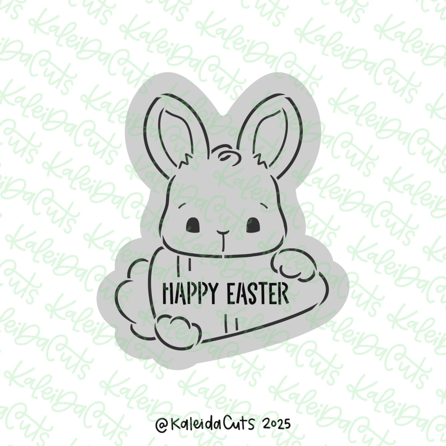 PYO 2025 Bunny Carrot Cookie Cutter & Stencil Combo