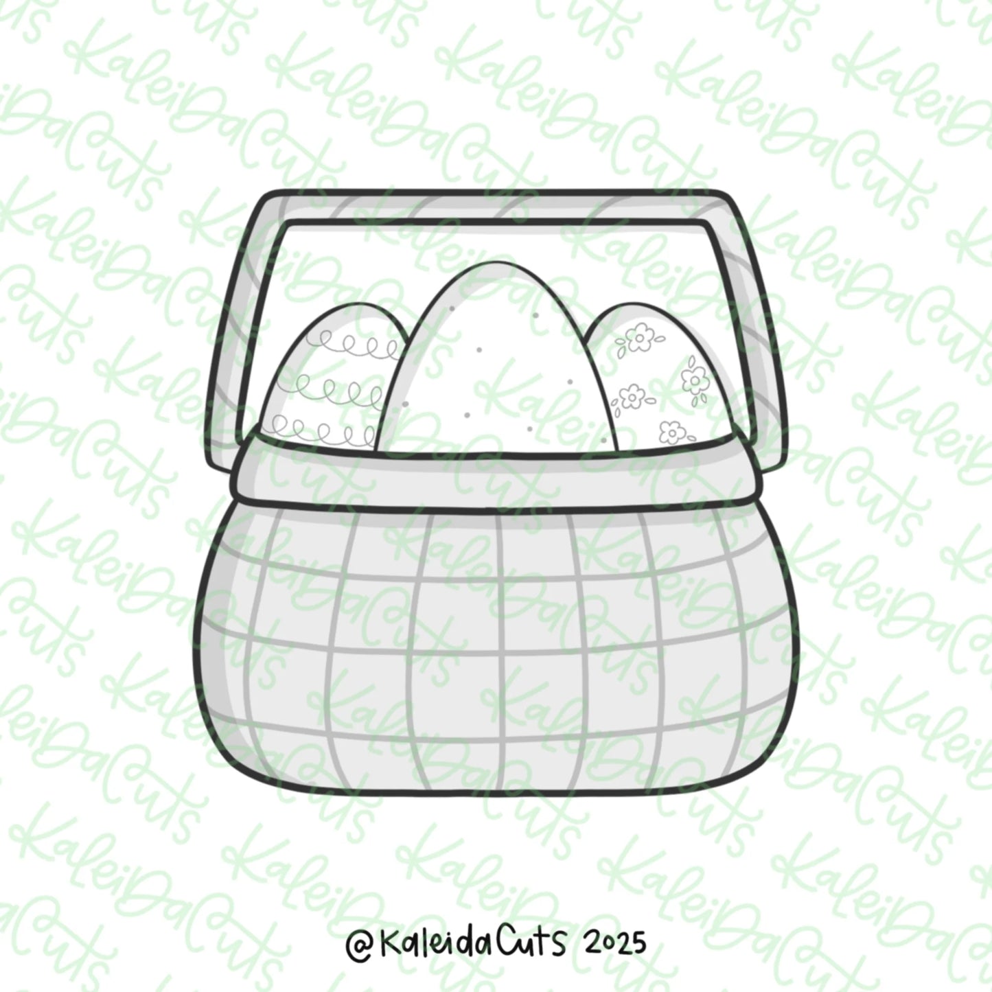 Squarish Basket Cookie Cutter Mini - 2