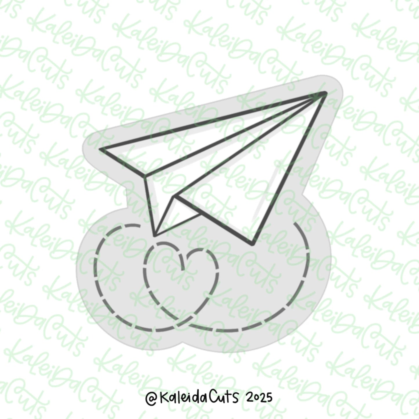 Love Paper Plane-3.4"