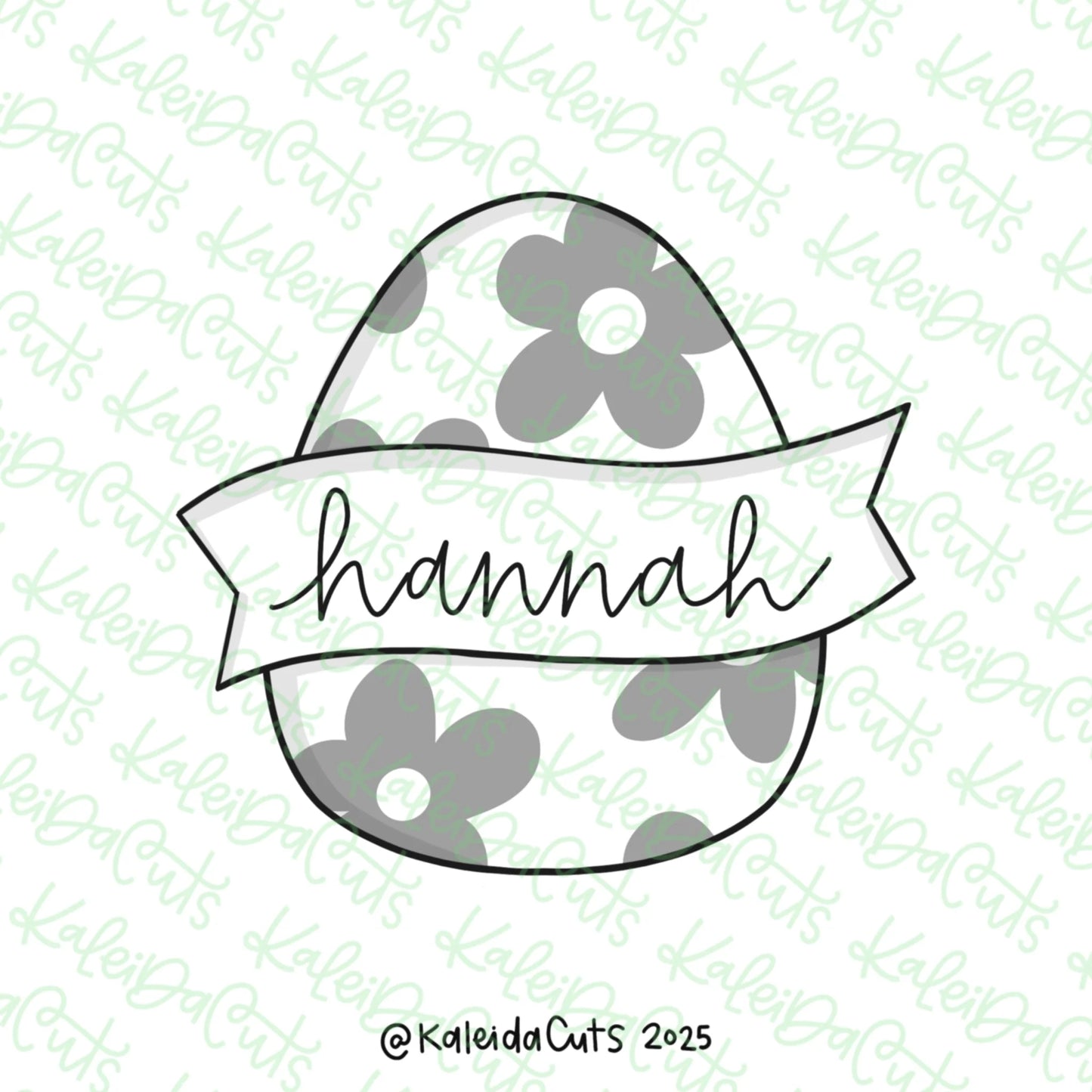 Egg Banner 2025 Cookie Cutter Standard - 3.8