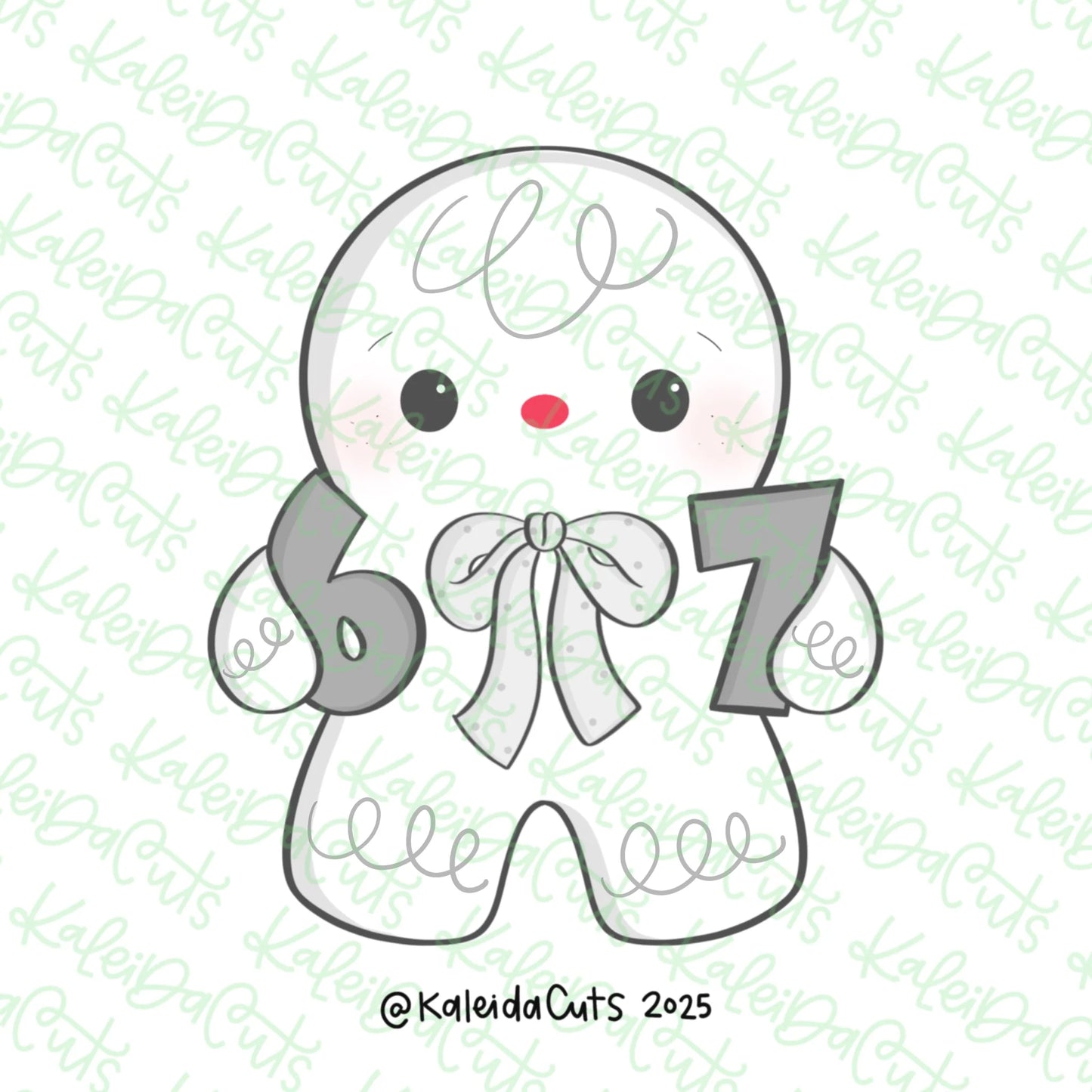 Six Seven Gingy Cookie Cutter Standard - 3.7"