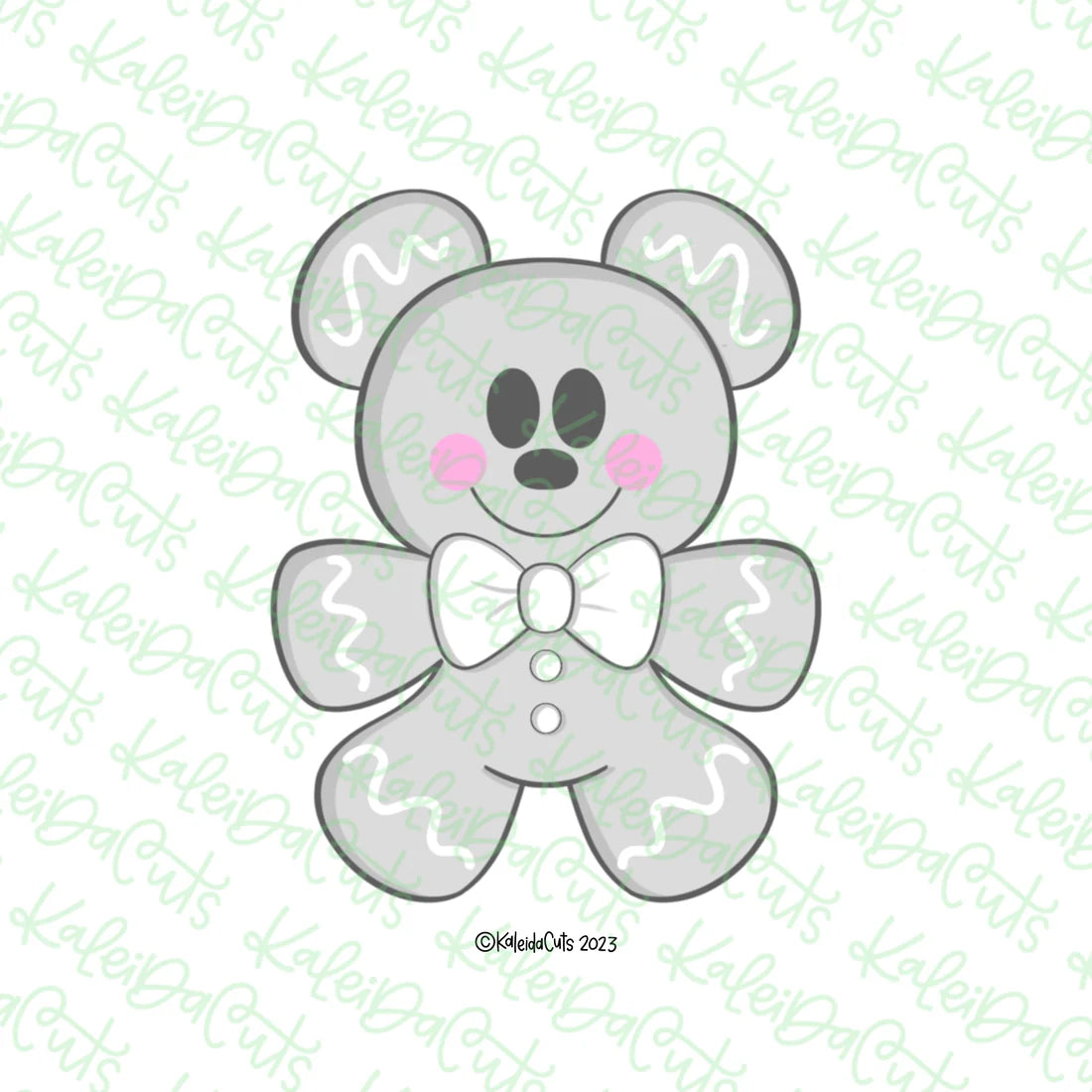 Mouse Gingy Cookie Cutter - Standard 3.5"