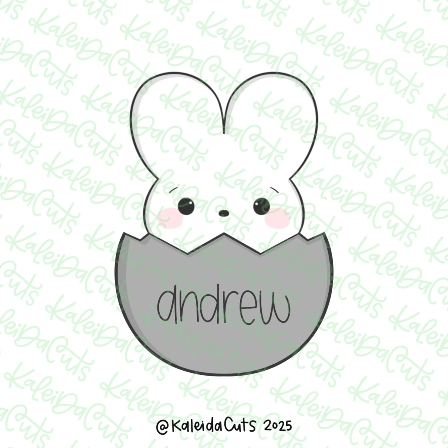 Marshmallow Bunny Chocolate Egg Cookie Cutter Standard - 4