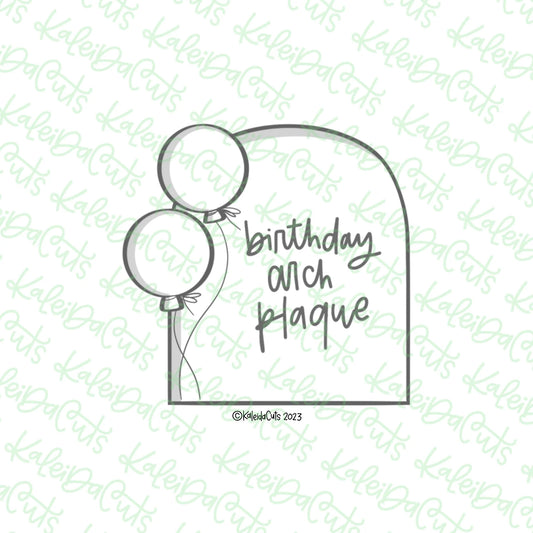 Birthday Balloon Arch Cookie Cutter - Standard - 3.5