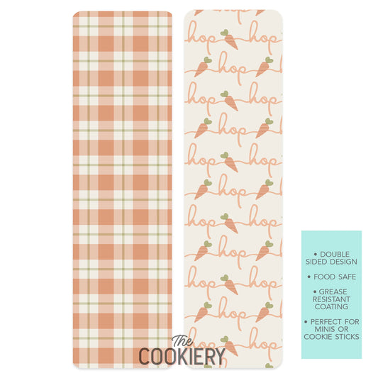 Easter HOP Food Safe Cookie Card Backers - The Cookiery