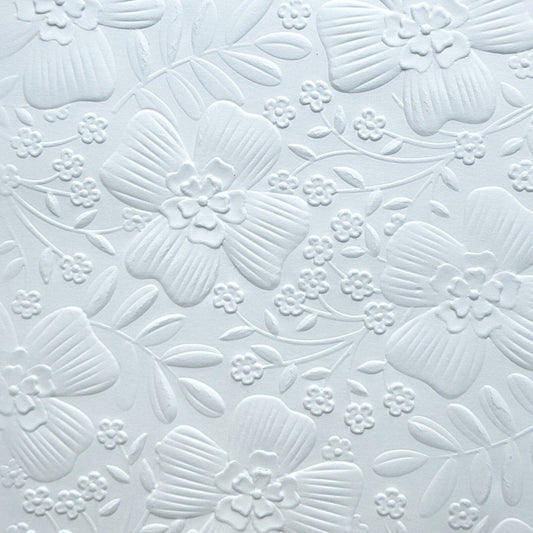 Stylized Floral - Embossed Parchment Sheets - 6/pkg