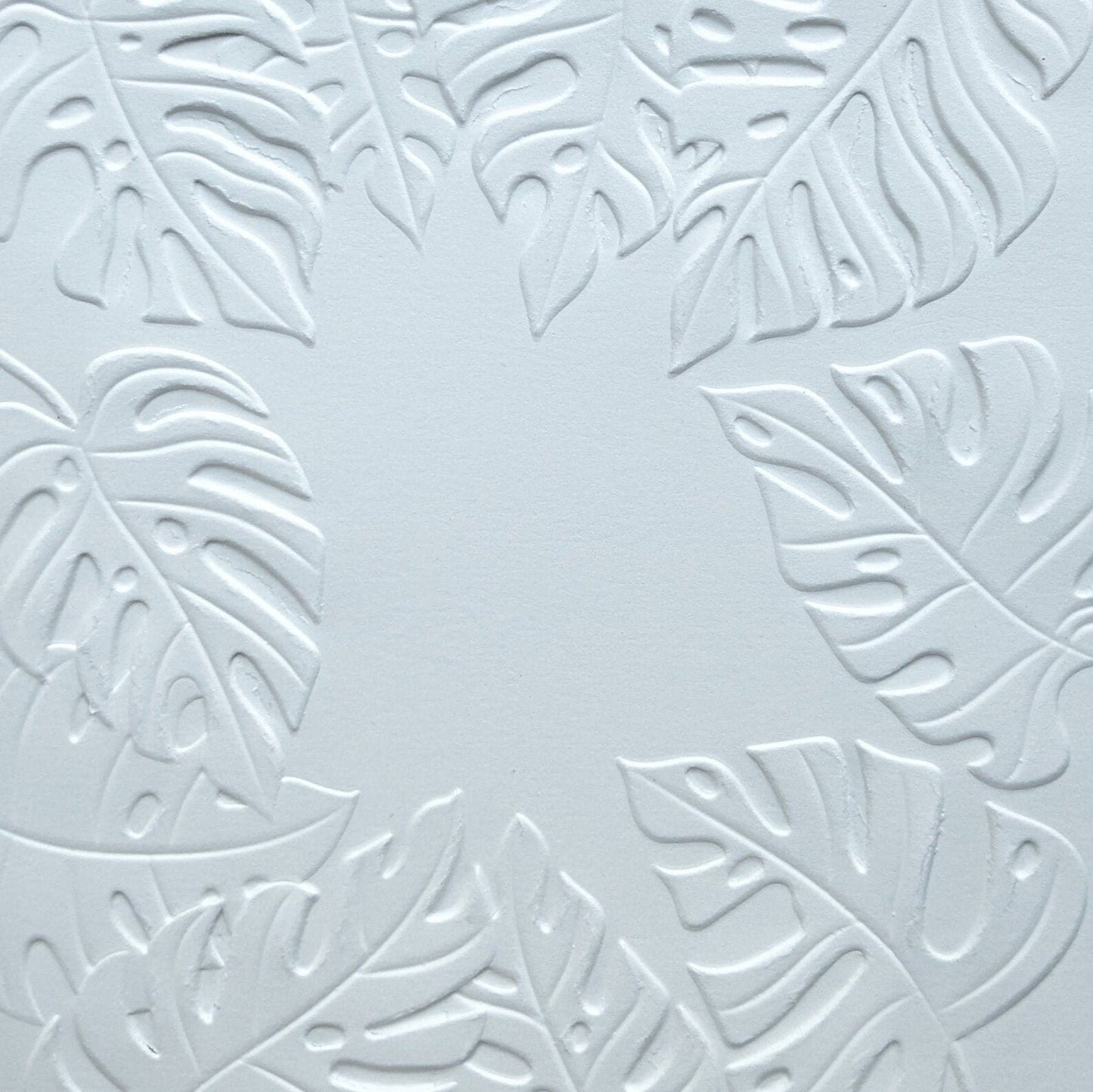 Monstera Frame - Embossed Parchment Sheets - 6/pkg