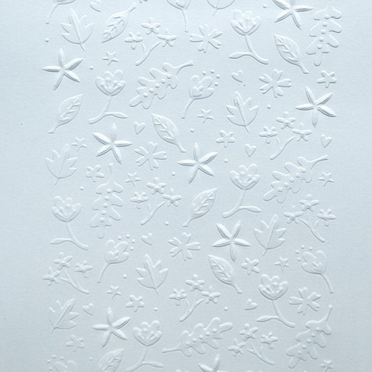 Drifting Leaves - Embossed Parchment Sheets - 6/pkg