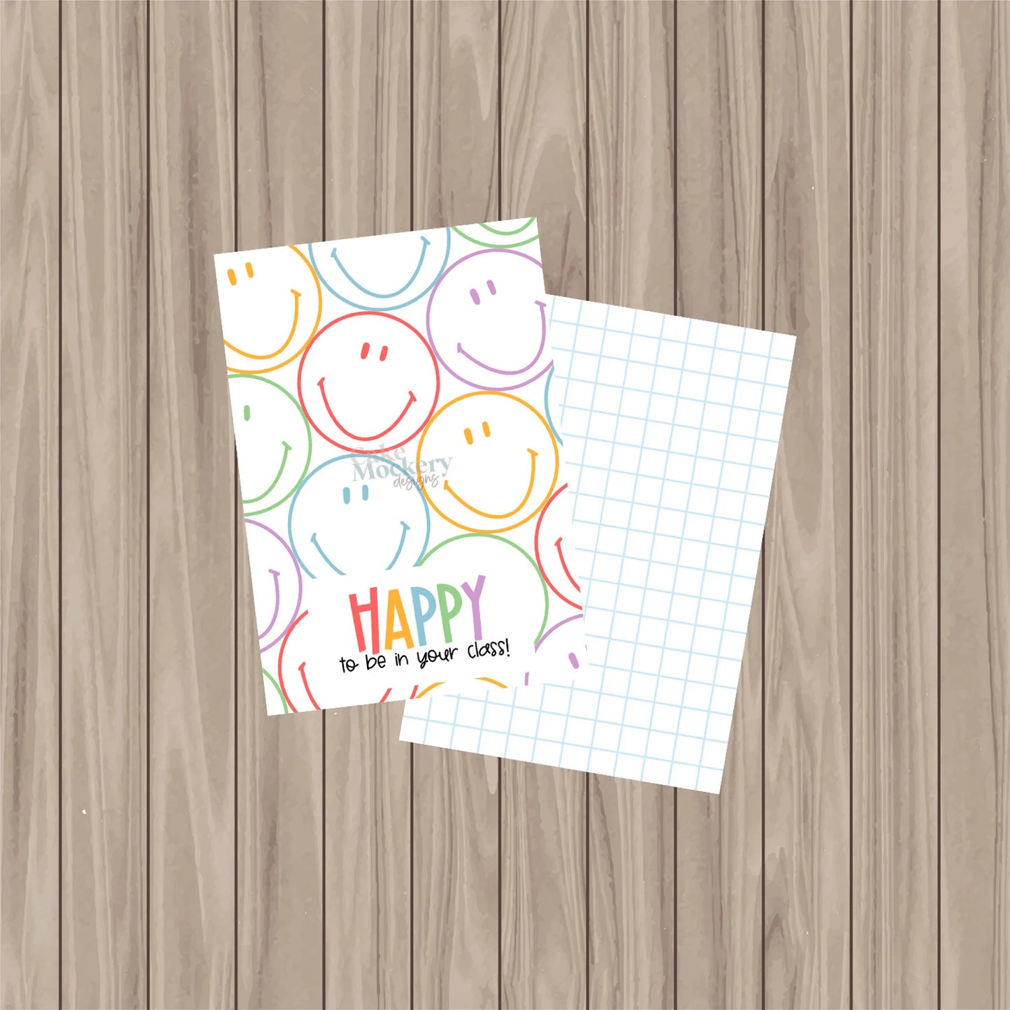 Happy to be in your Class! - Cookie Card 3.5"x5"