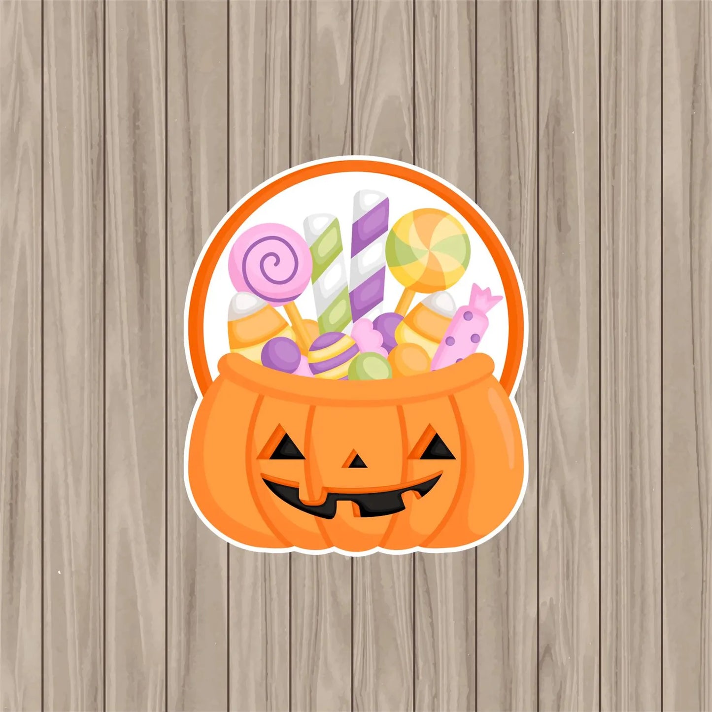 Treat Bucket - 4.5"x 5.25" Die Cut Cookie Card