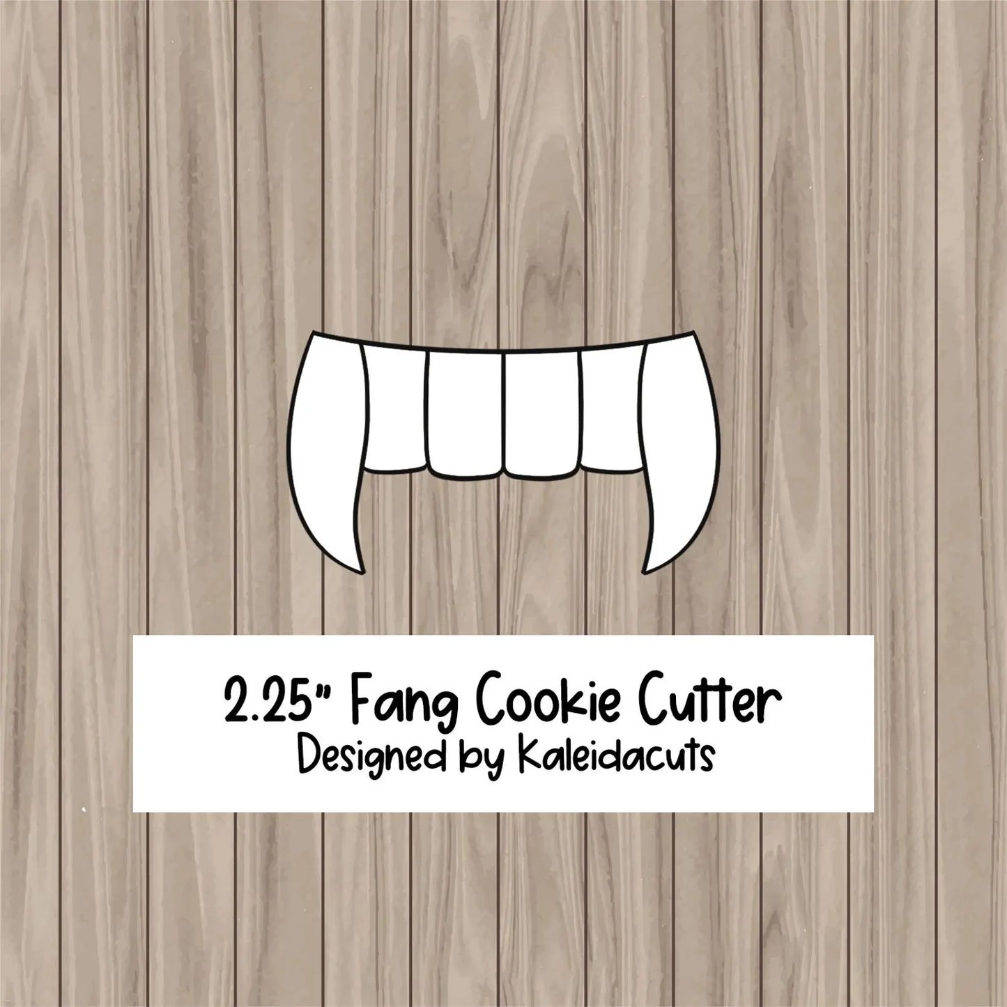 Vampire Die Cut Cookie Card And Optional Cutter