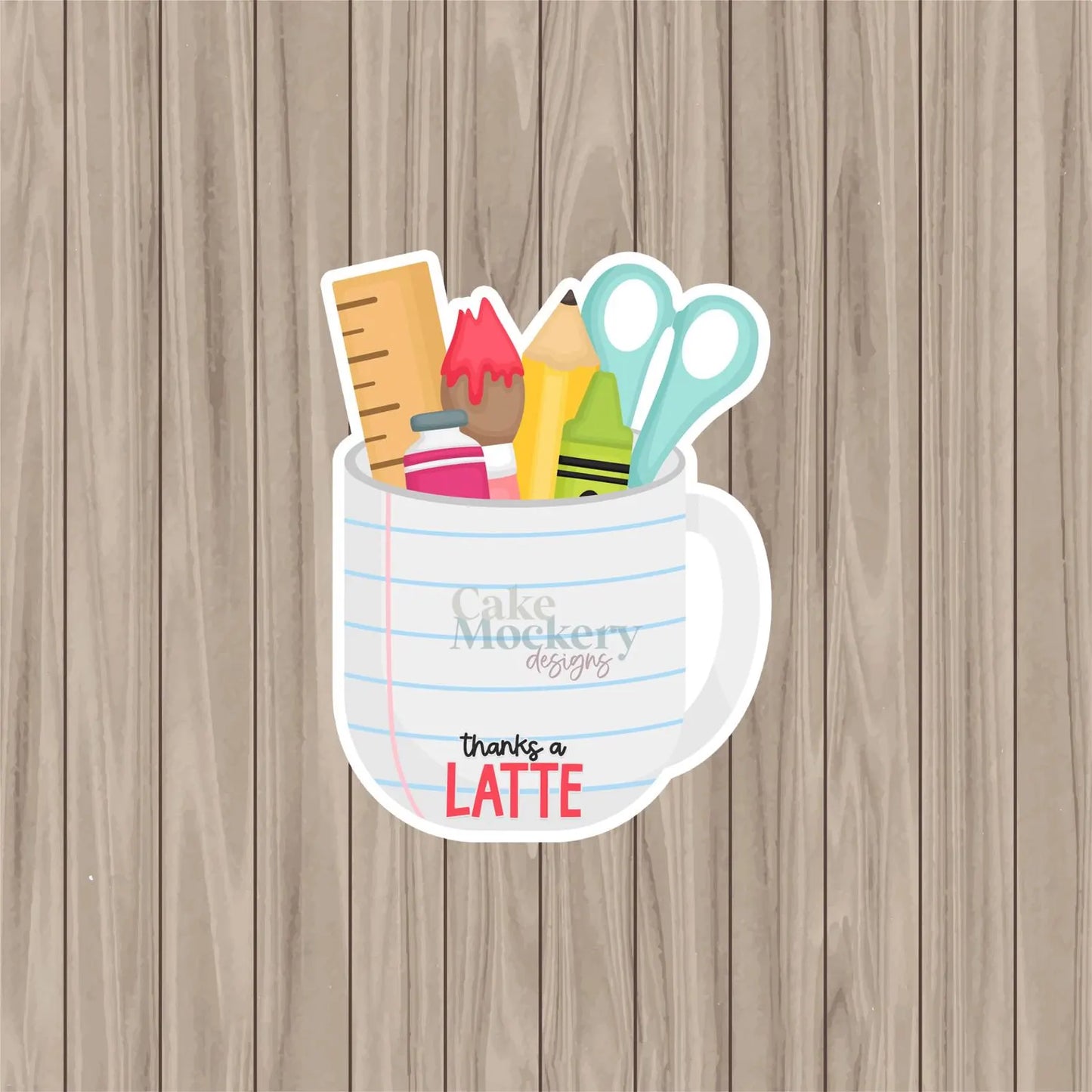 Teacher Mug Die-Cut - 4.75"x 6.25"