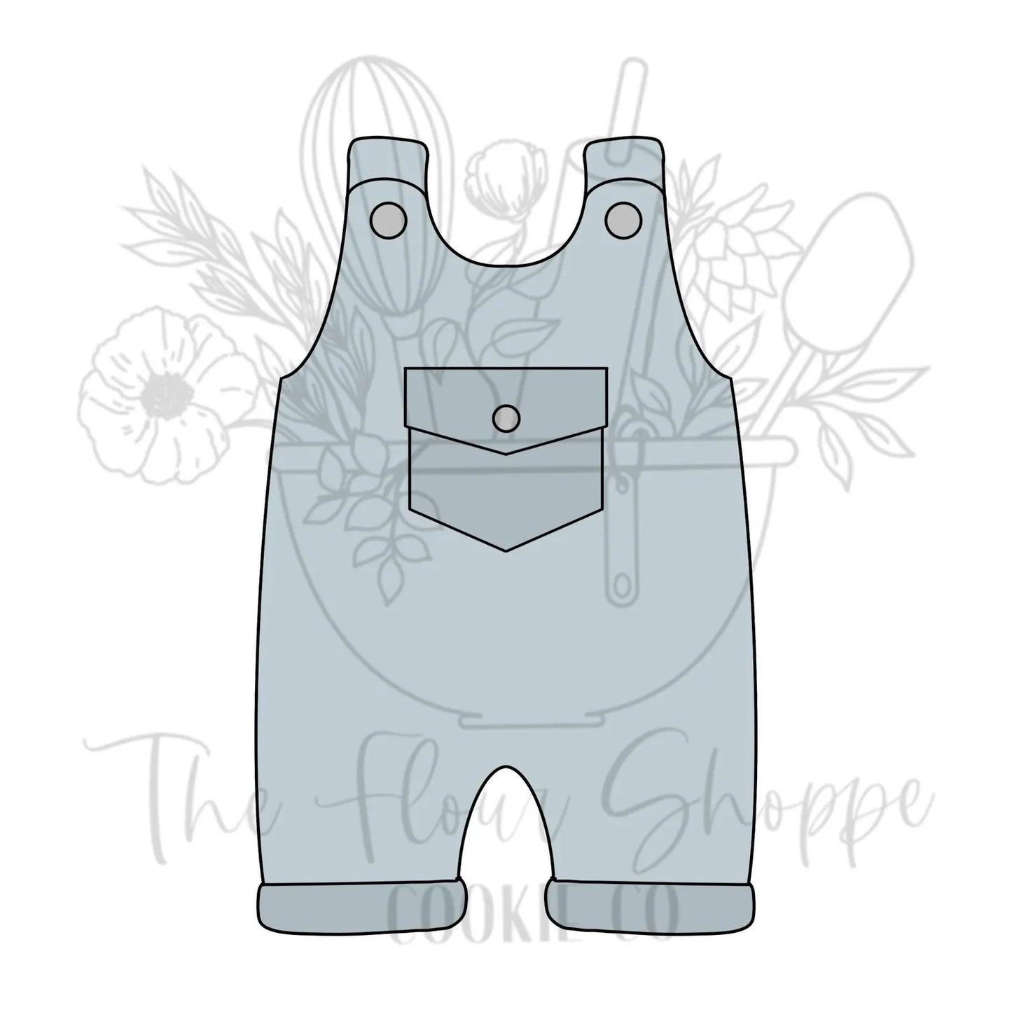 Baby Overalls 3 Cookie Cutter