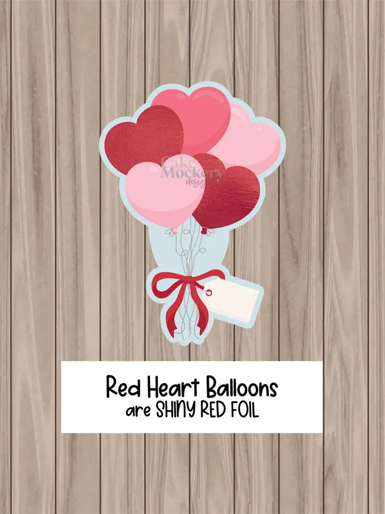 Die-Cut Balloons- 6"x4.25"