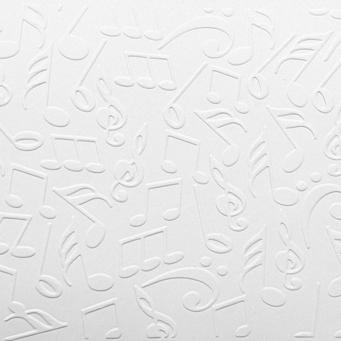 Scattered Notes - Embossed Parchment Sheets - 6/pkg