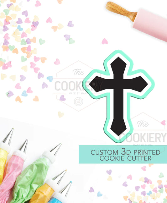 Baptism Cross Cookie Cutter, Christening Cross Cutter, Cross Cookie Cutter 3.5"