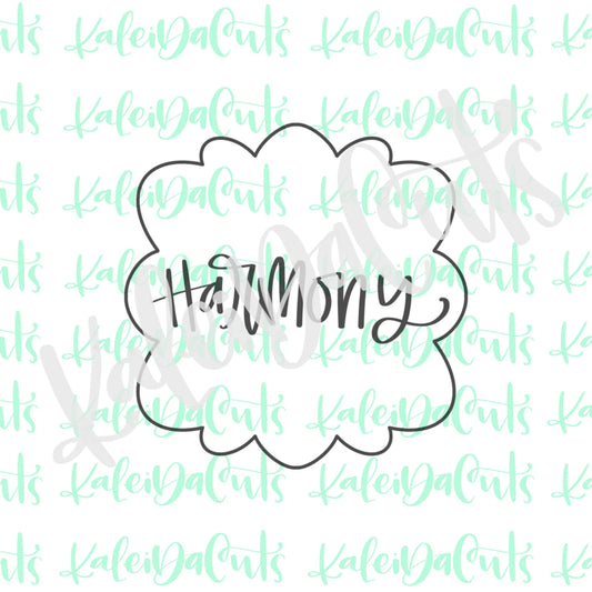 Cookie Cutter Harmony Plaque 3.5"
