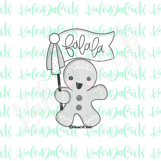 2022 Gingy Pennant Cookie Cutter - Standard 4"