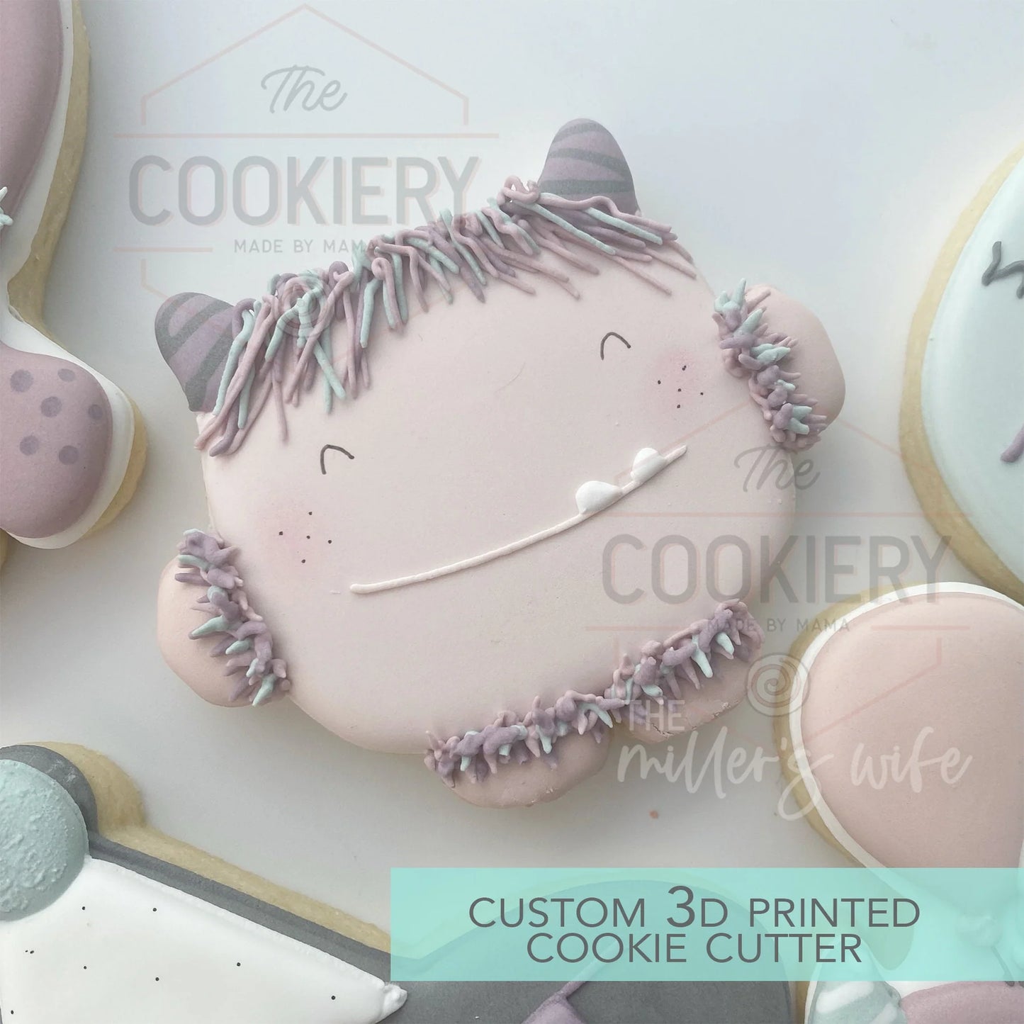 Chubby Monster Cookie Cutter 3.5"