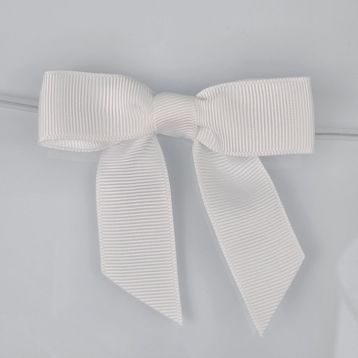 Bow - Off White Grosgrain 15 Pack