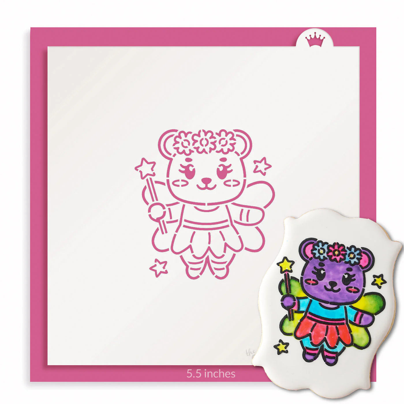 Fairy Bear PYO Stencil