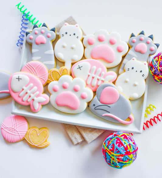 August Cats Cats Cats  Cookie Decorating Class 8/17/25 12:00-2:00pm