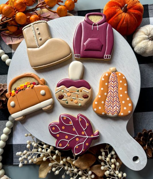 September Cookie Decorating Class Rescheduled to  10/6/24 12pm-2pm  & Take Home Kit Option