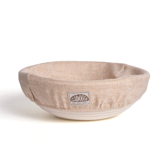 8.6" Round Proofing Bread Basket with Liner – 123Dough