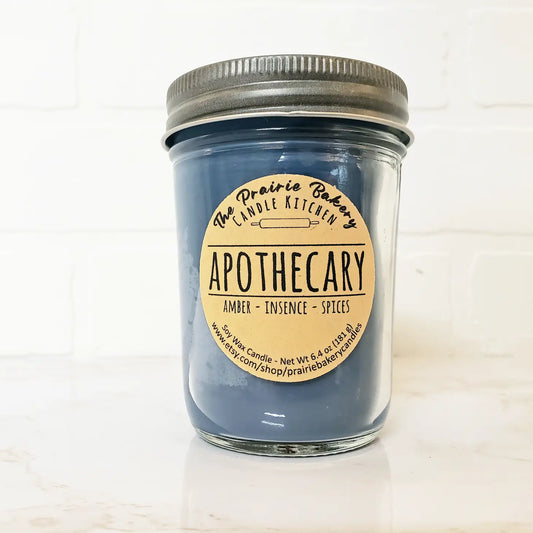 Apothecary | Amber Incense Spice Scented Soy Wax Candle