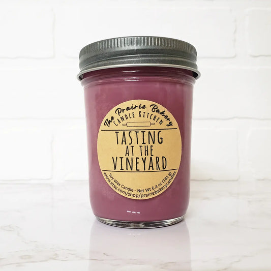 Tasting At the Vineyard | Wine & Oak Scented Soy Wax Candle